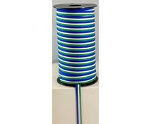 RIBBON 7MM BLUEWHITEGREEN