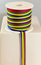 RIBBON 10MM REDGREENYELLOWBLUE