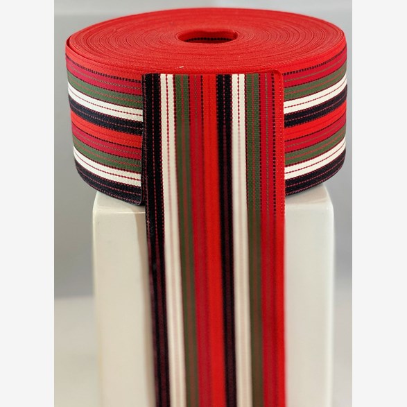 RIBBON 60MM REDBL.GREEN