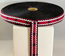 RIBBON 22MM REDBLACKWHITE