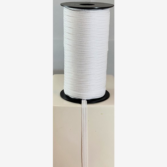 RIBBON 7MM WHITE