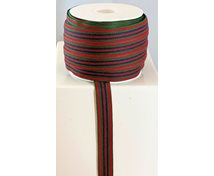 BAND 15MM MARINBLÅVINRÖDVIT 25m/rulle