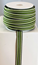 RIBBON 15MM GREEN/WHITE