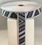 RIBBON 31MM BLACKWHITE