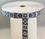 RIBBON 25MM GREYWHITE