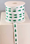 RIBBON 12MM L.GREEN HEART/WHITE