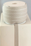 RIBBON 12MM BEIGEWHITE GOOSEEYE