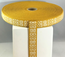 RIBBON 20MM 2 HEARTS WHITELIONYELLOW 25m/roll