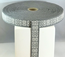 RIBBON 20MM 2 HEARTS WHITELIGHTGREY