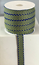 RIBBON 12MM SQUARE BLUEYELLOW