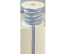 RIBBON 10MM LONGSTRIPE BLUEWHITE 25m/rulle
