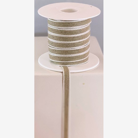 LINBAND 7MM LINF./VIT 25m/rulle