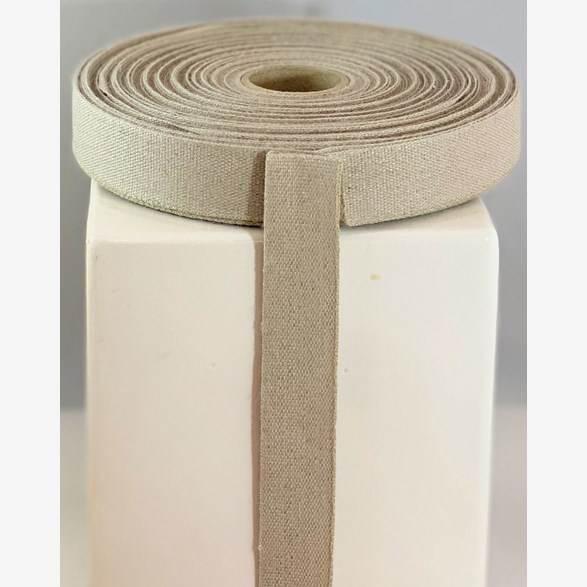 LIN/BOM.BAND 20MM LINFÄRG 25m/rulle