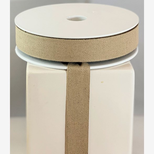 LIN/BOM.BAND 25MM LINFÄRG 25m/rulle