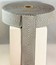 LINNEN/COT.RIBBON 40MM GREYWHITE GOOSEEYE
