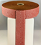 LINNEN/COT.RIBBON 40MM TERRACOTTAWHITE GOOSEEYE