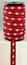 RIBBON 18MM SQUARE REDBEIGEBLACK