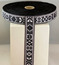 RIBBON 22MM FOLKL.WHITEBLACK