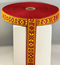 RIBBON 22MM FOLKL.YELLOWRED