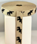 RIBBON 22MM BL.MOOSE/BEIGE