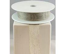 RIBBON LINNEN 25MM NATURAL