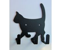 CAT WALLHOOK 3 HOOKS BLACK