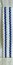 RIBBON 7MM WHITEBLUE
