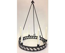 CANDLERING MOOSE 40CM BLACK