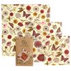 Bee's Wrap Veganskt Folie Assorted Set (S/M/L) - Meadow Magic, 3 st