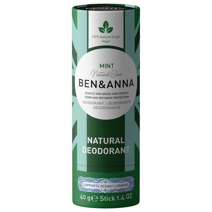 Ben & Anna Natural Soda Deo Stick Mint, 40 g