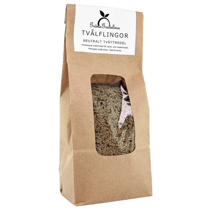 Gröna Gredelina Tvålflingor Neutralt Tvättmedel, 425 g