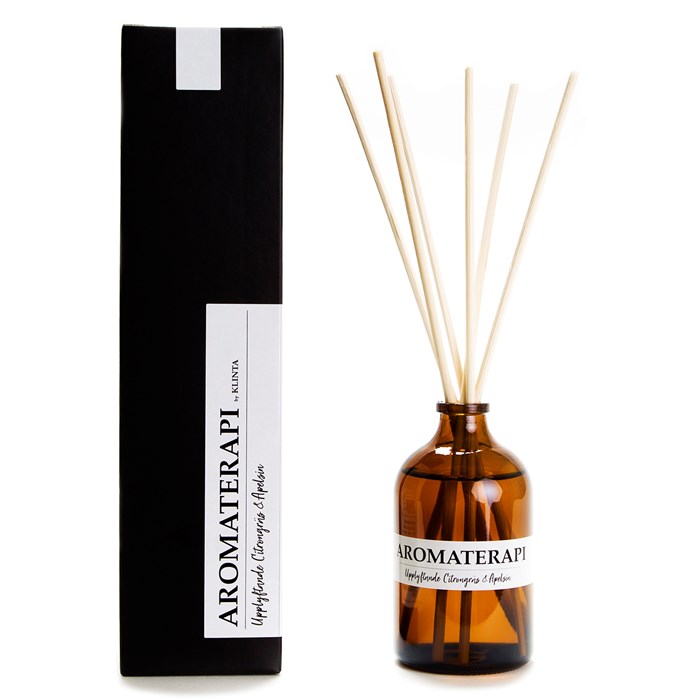 Klinta Doftpinnar Aromaterapi - Citrongräs & Apelsin, 100 ml