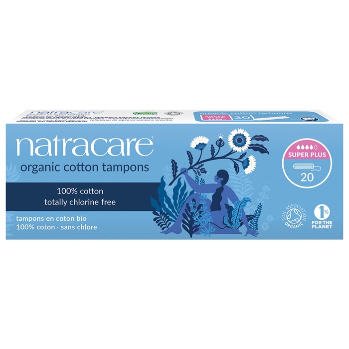 Natracare Tamponger super plus, 20 st - Natracare