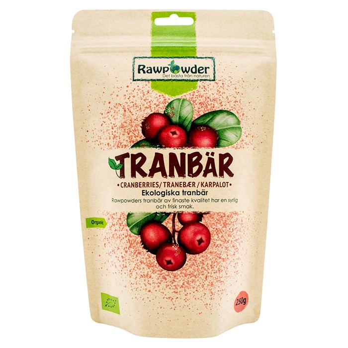 Rawpowder Tranbär, 250 g