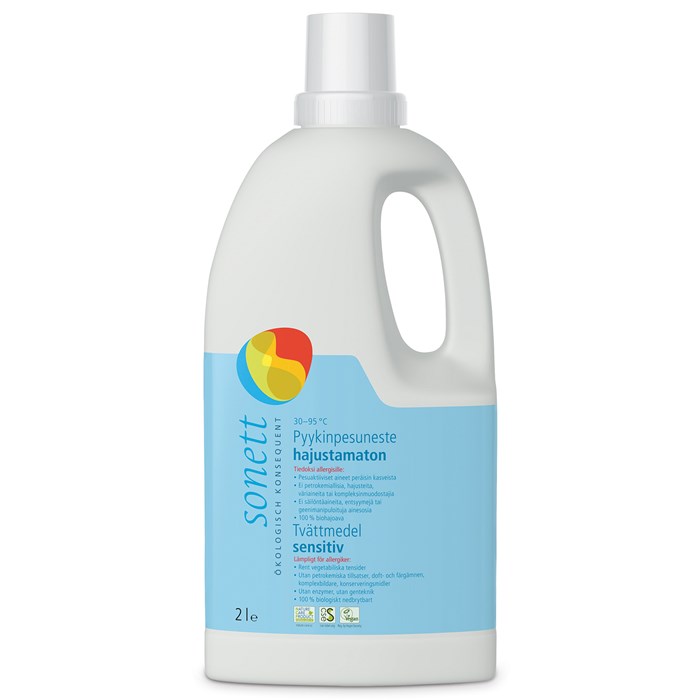 Sonett Flytande Tvättmedel Sensitive, 2 L