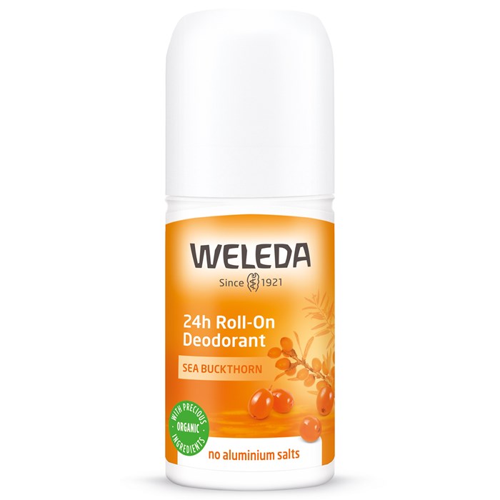 Weleda Sea Buckthorn 24h Roll-On Deodorant, 50 ml