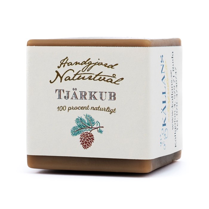 Källans Naturprodukter Naturlig Schampotvål Tjära, ca. 125 g