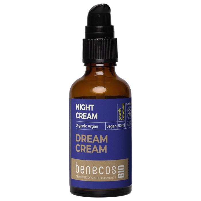Benecos Night Cream Organic Argan, 50 ml
