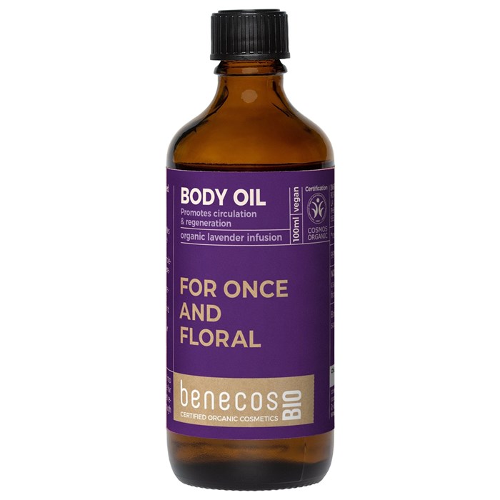 Benecos Body Oil Organic Lavender, 100 ml