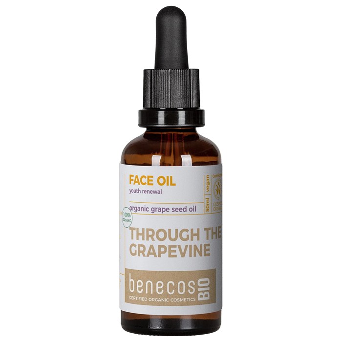Benecos Face Oil Organic Grape Seed Oil, 50 ml