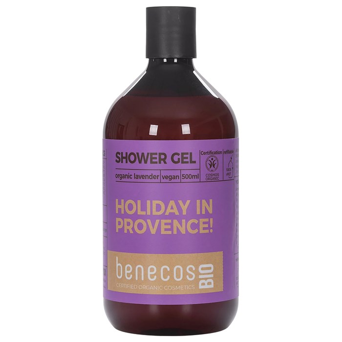 Benecos Shower Gel Organic Lavender, 500 ml