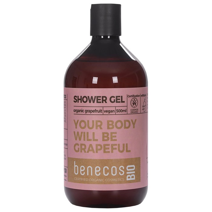 Benecos Shower Gel Organic Grapefruit, 500 ml