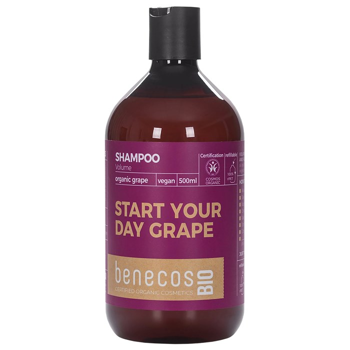 Benecos Volume Shampoo Organic Grape, 500 ml