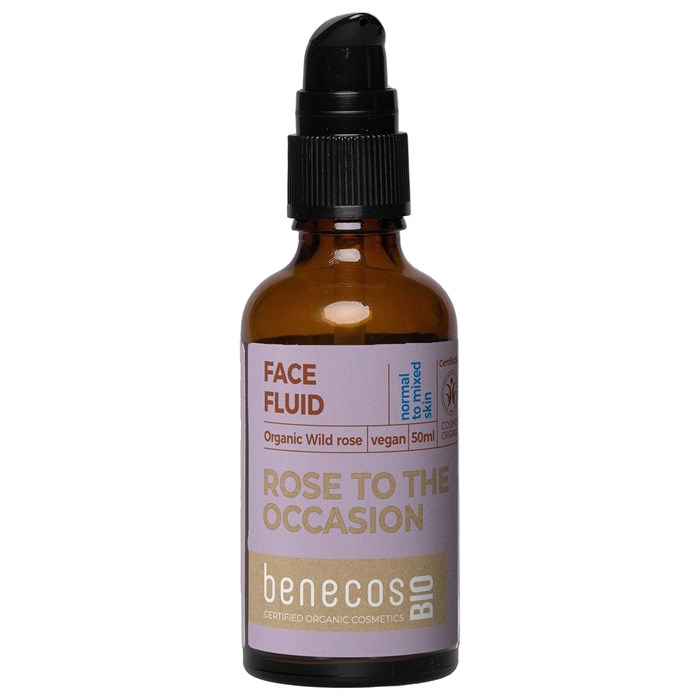 Benecos Face Fluid Organic Wild Rose, 50 ml