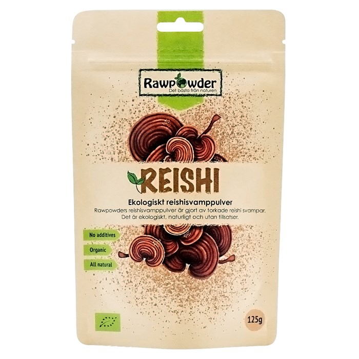 Rawpowder Reishisvamppulver, 125 g