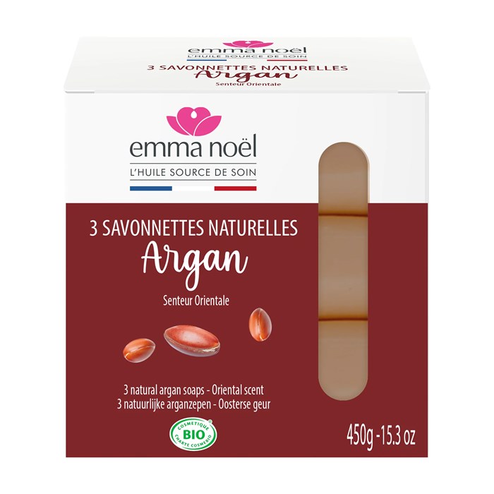 Emma Noël Fast Tvål Arganolja 3 x 150 g