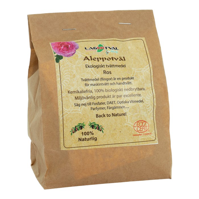 Lagertvål Tvättflingor Aleppotvål, 400 g