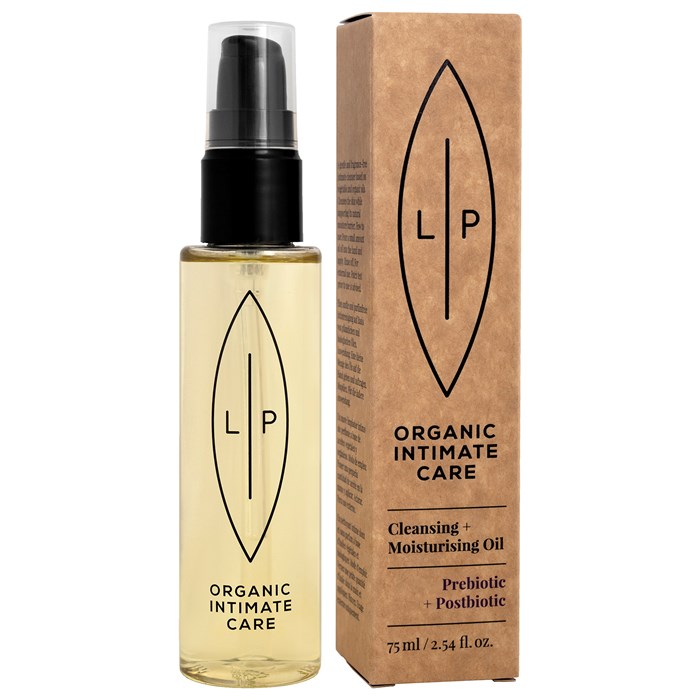 Lip Intimate Care Cleansing + Moisturising Oil - Prebiotic & Postbiotic, 75 ml