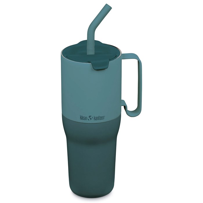 Klean Kanteen Rise Tumbler med Sugrörslock - Brittany Blue, 1065 ml