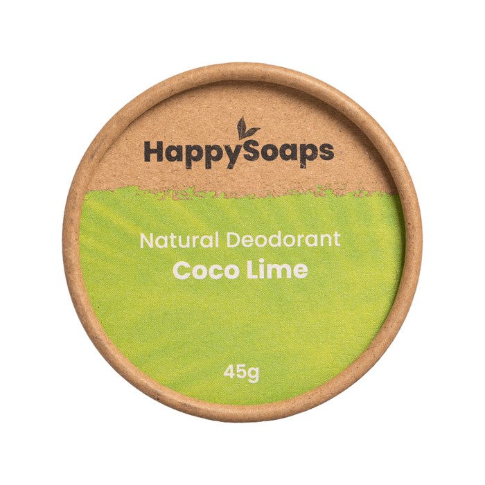 HappySoaps Natural Deodorant Coco Lime, 45 g